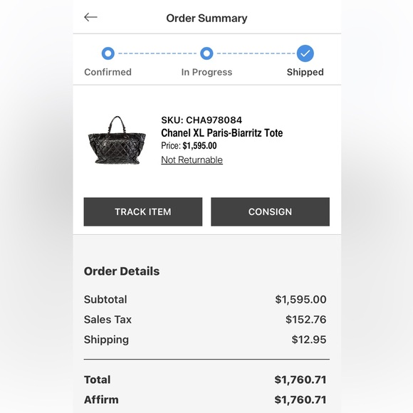 🩷CHANEL AUTHENTIC BLACK XL PARIS-BIARRITZ TOTE - Picture 3 of 17